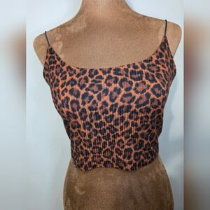 Windsor Leopard Print Crop Camisole – One Size
